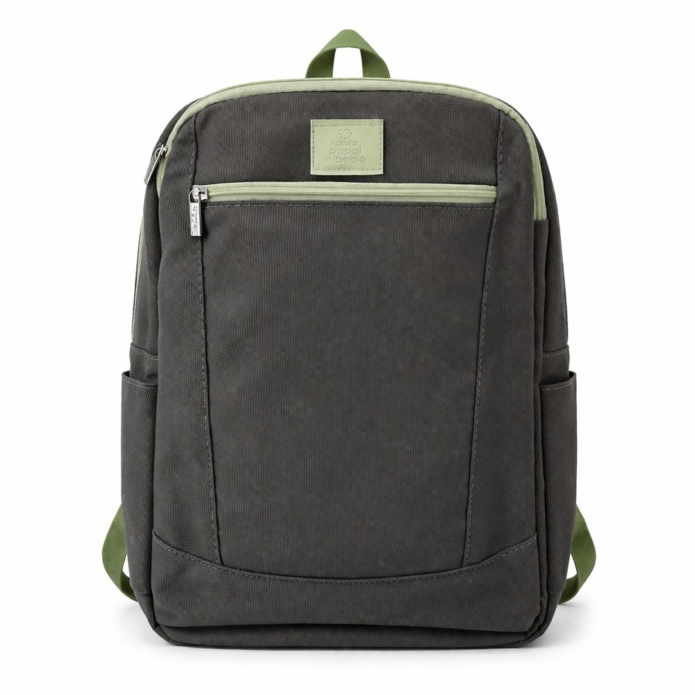 Natura Papai e Bebê Diaper Bag Backpack Set w/ Changing Pad - VGC